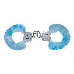 Kajdanki Furry Fun Cuffs Pale Blue Plush